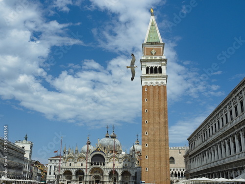 View of St. Mark's Square in Venice