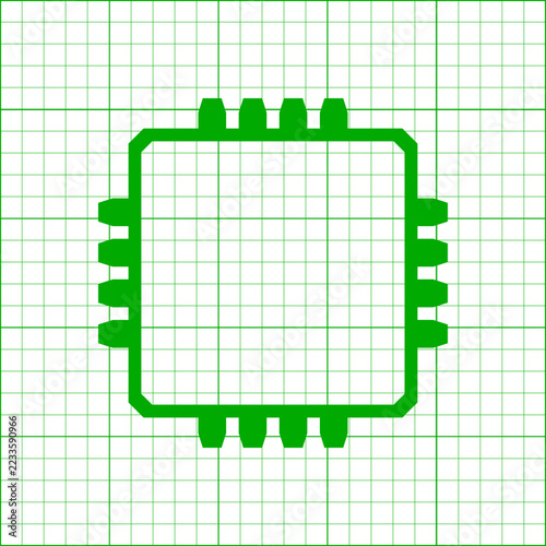 Chip und Millimeterpapier