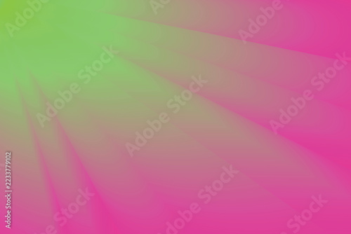 Abstract gradient light rays with vibrant pink and green hues for graphic design backgrounds