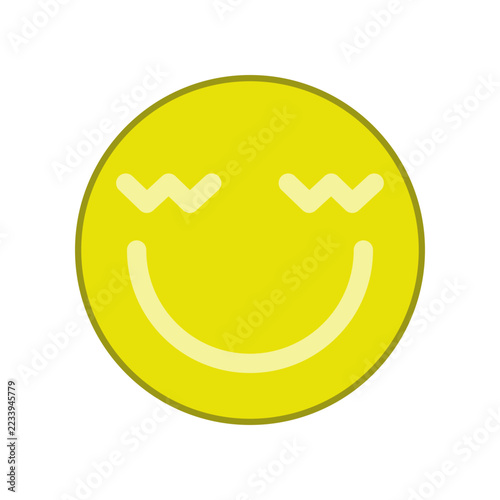 Emoticon icon design template