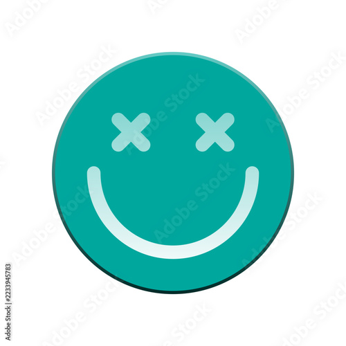 Emoticon icon design template