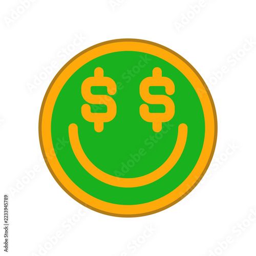 Emoticon icon design template