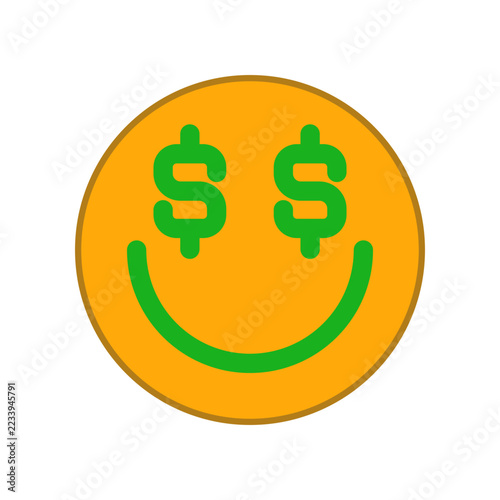 Emoticon icon design template