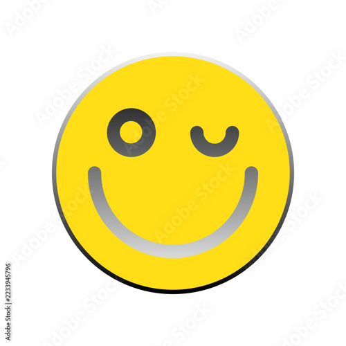 Emoticon icon design template
