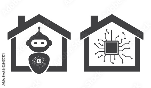 Smart Home AI Automation Intelligent House System icon