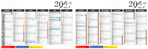 Calendrier 2027