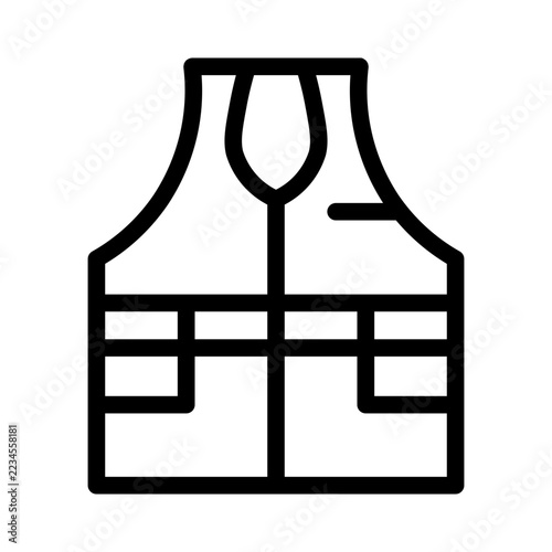 vest line icon