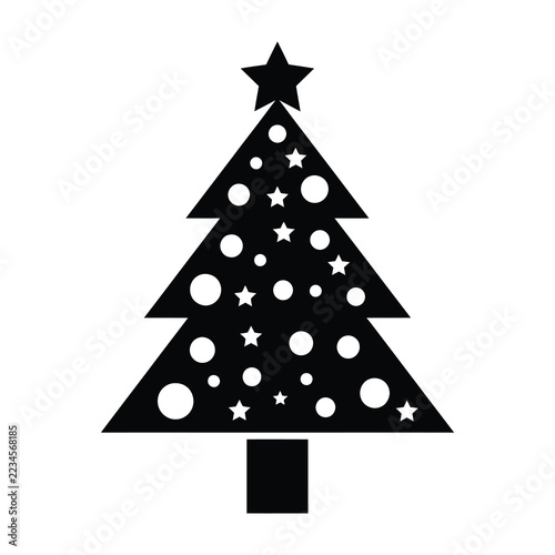 abstract christmas tree