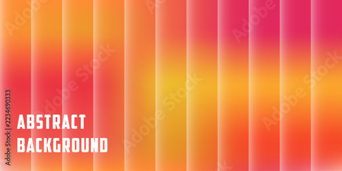 Vibrant vertical lines create a colorful abstract background with warm tones