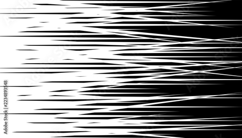 Black and white abstract and grunge transition pattern with sharp shape for sporty background and jersey design element. Vector format illustration. Eps10 