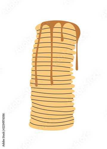Design wall art stack pancake tower unique abstract