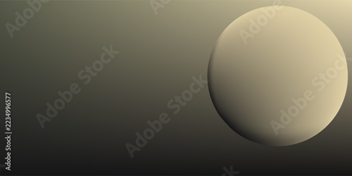 Abstract dark moon background with gradient and noise effect
