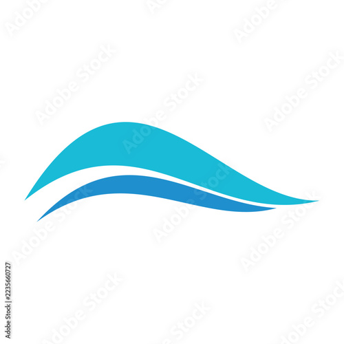 Water wave ocean  logo