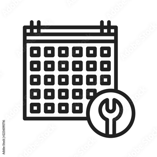 Telecom Maintenance Scheduler Icon