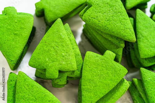 Decorating Festive Christmas Tree Cookies with Royal Icing