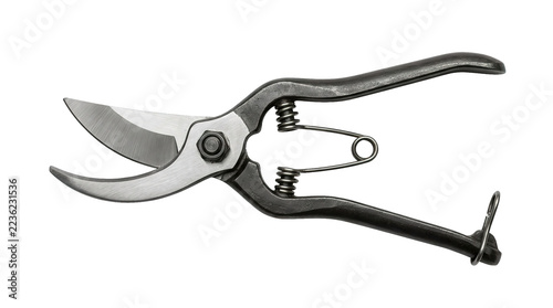 Obraz na plátně Metal garden pruning shears with spring mechanism
