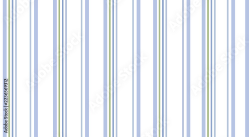 Seamless pattern background with vertical stripes in shades of blue and soft green