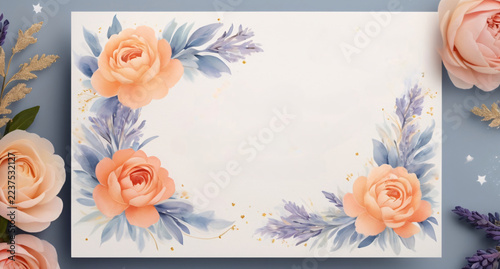 Flower Illustration Card