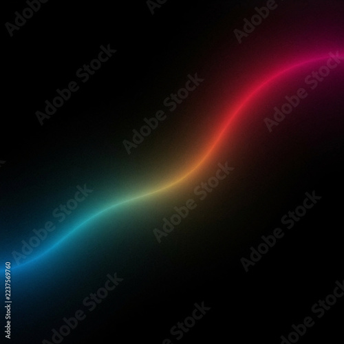 Abstract  Colorful Glowing  Wave