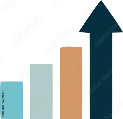business graph arrow
